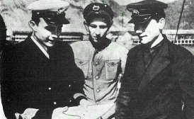 Георгий Васильевич Лазо (крайний справа)